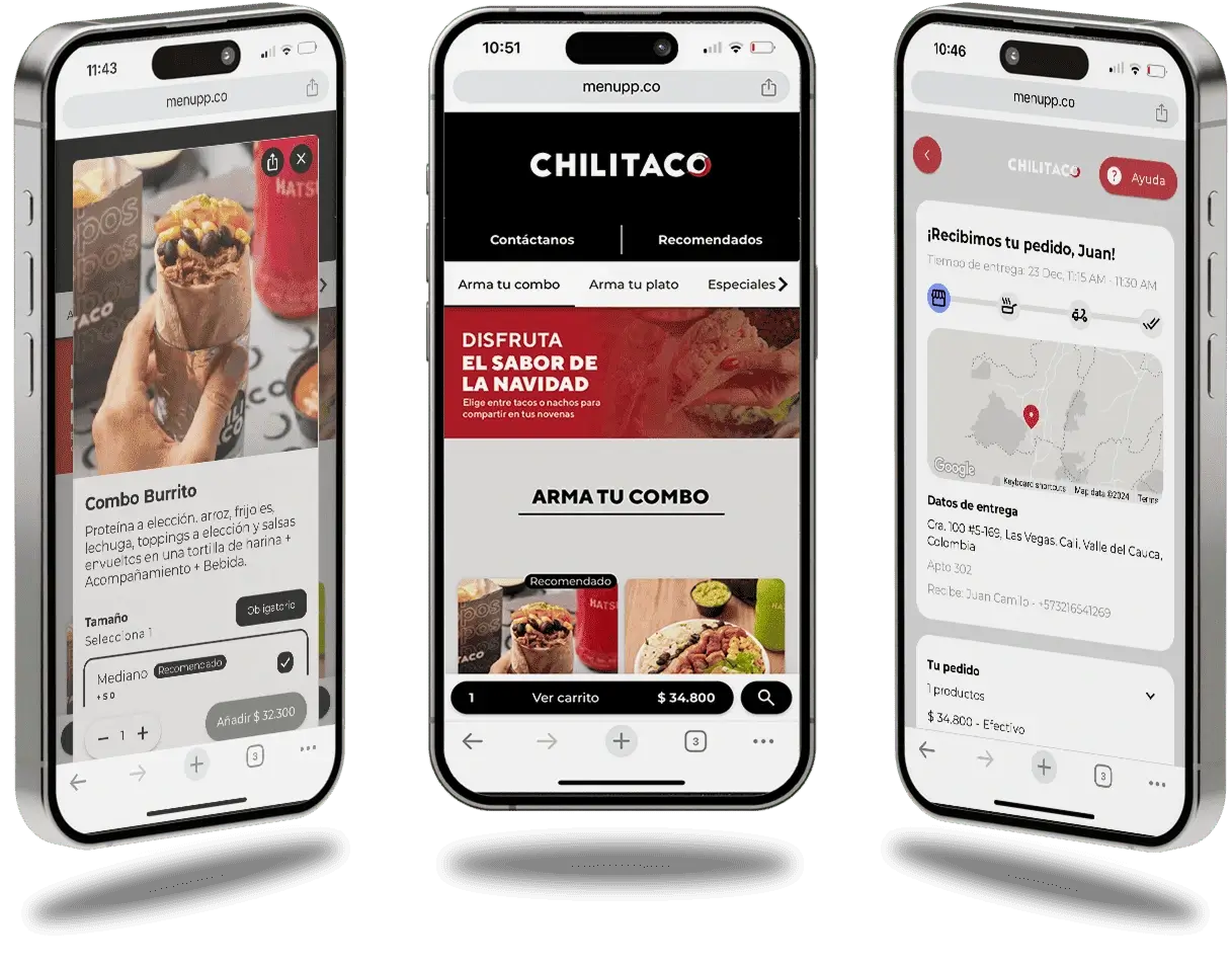 Vende en línea sin comisiones altas, aumentando tus ventas de pedidos a domicilio, take-away y en la mesa.